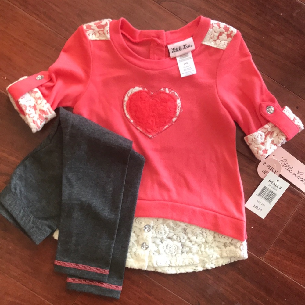 Little lass 2 piece set